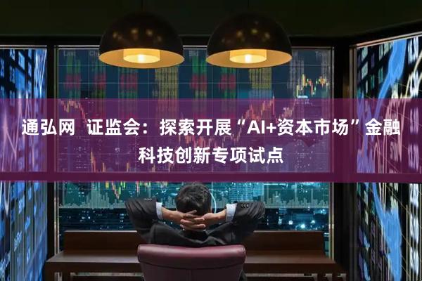 通弘网  证监会：探索开展“AI+资本市场”金融科技创新专项试点